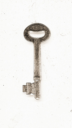 Key to the Union is a digital photo art based on an old skeleton key.